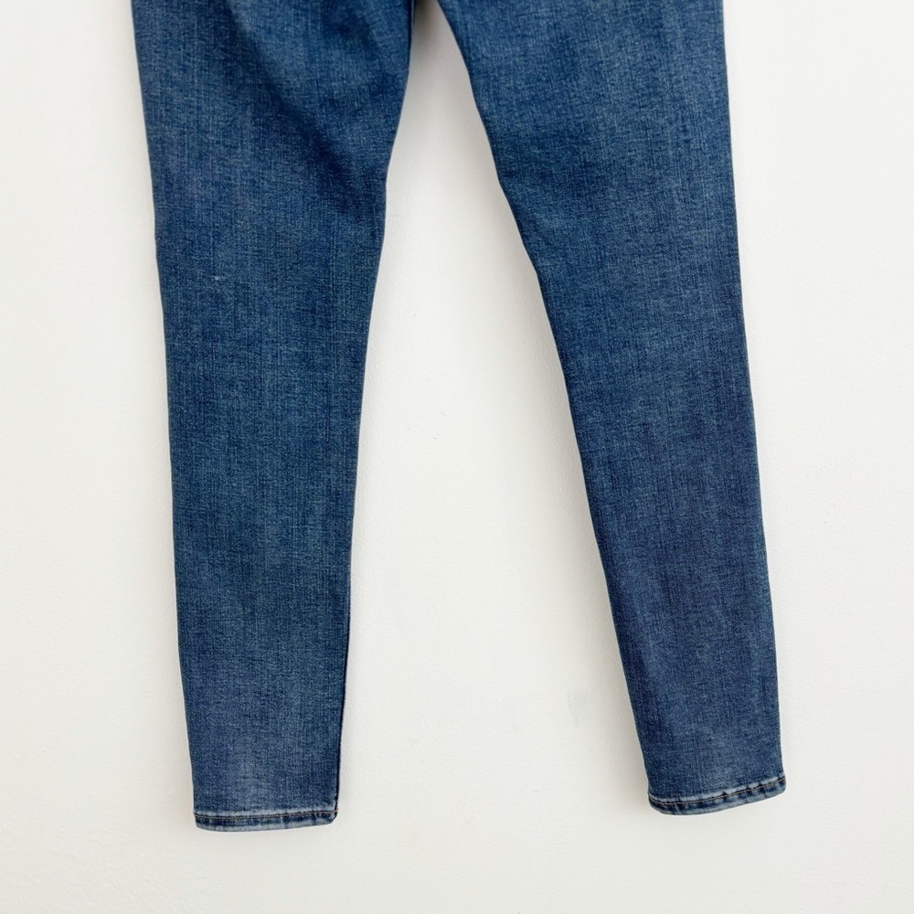 Zara Women Blue Washed High Rise Fly Zip Skinny Fit Casual Denim Jeans Size 4 - Picture 11 of 12